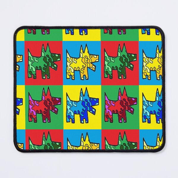 Item preview, Graffiti 123 Pop Art Dogs 123 Dog 123 designed and sold by LowEndGraphics.