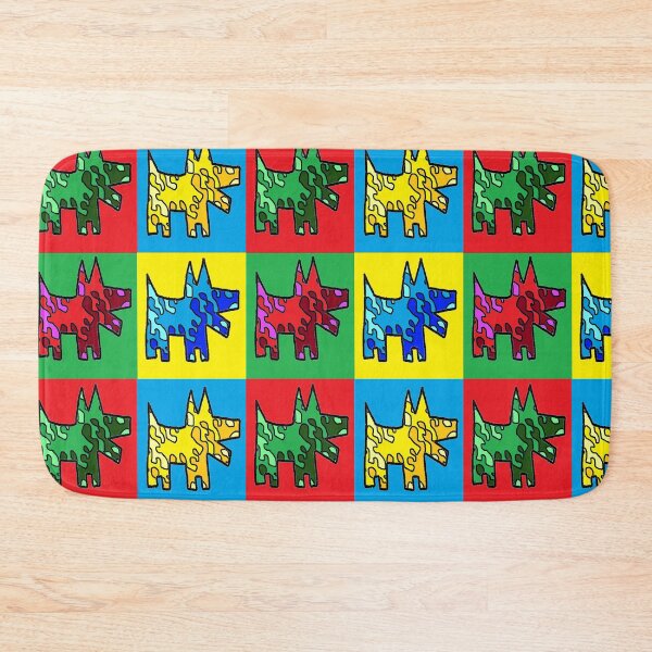 Item preview, Graffiti 123 Pop Art Dogs 123 Dog 123 designed and sold by LowEndGraphics.
