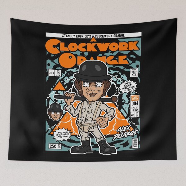 Item preview, Stanley Kubrick's Clockwork Orange Alex DeLarge Cult Movie Fan designed and sold by visionsunveiled.