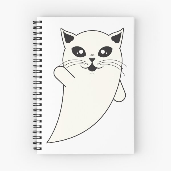 Item preview, Spooky Cute Ghost Cat designed and sold by Captain Creative.