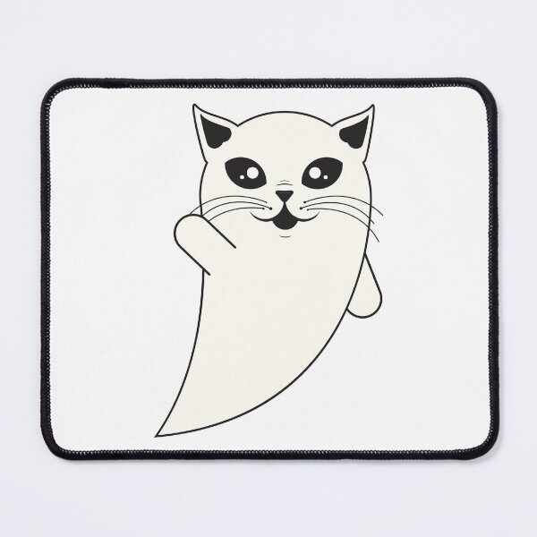 Item preview, Spooky Cute Ghost Cat designed and sold by Captain Creative.