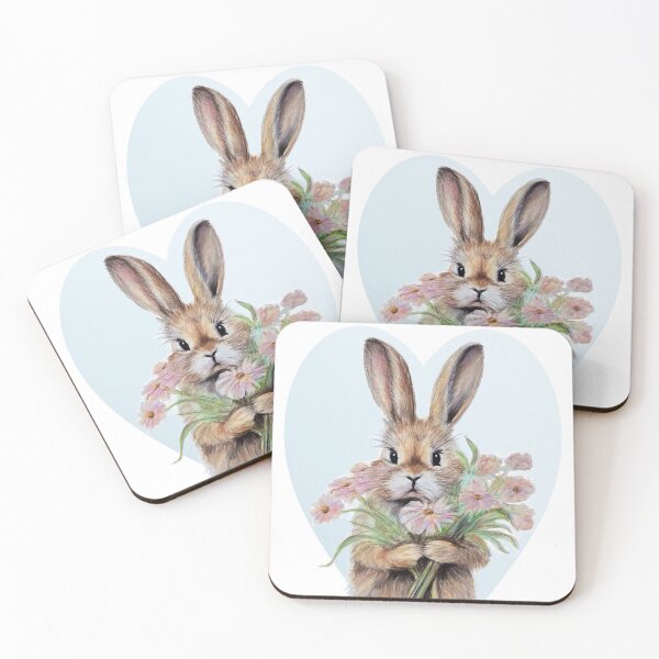 Item preview, Rabbit bouquet of flowers designed and sold by NathBros.