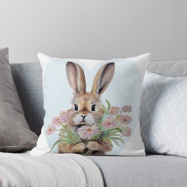 Item preview, Rabbit bouquet of flowers designed and sold by NathBros.
