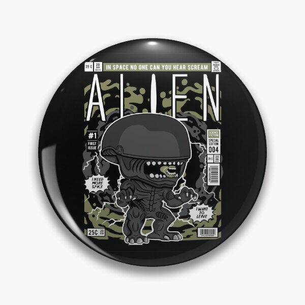 Item preview, Alien In Space No One Can You Hear Scream I Need More Space I Want To Leave Sci Fi Horror Movie Fan designed and sold by visionsunveiled.