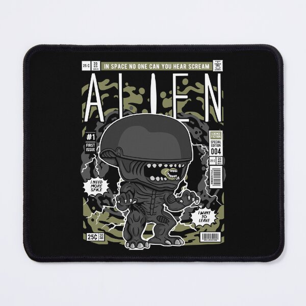 Item preview, Alien In Space No One Can You Hear Scream I Need More Space I Want To Leave Sci Fi Horror Movie Fan designed and sold by visionsunveiled.