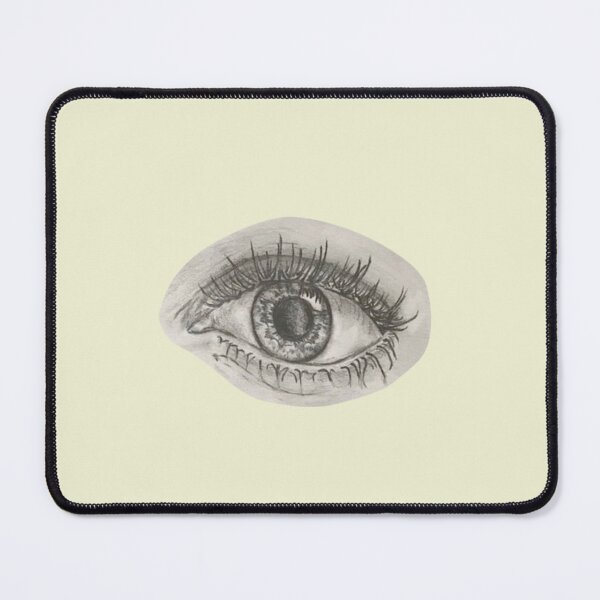 Item preview, Sketched Pencil Eye Ball Print Stickers Prints Posters Wall Art Magnet Home Coffee Cup Decoration TShirt Stationary Notebook Magnet Hat Kitchen Work School Office Redbubble Shop designed and sold by Saritas Boutique Shop.