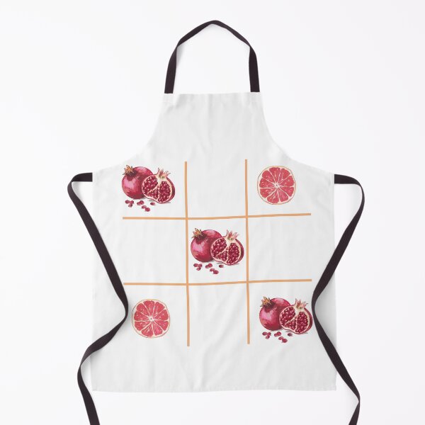 Item preview, Tic Tac Toe Pomegranate pattern designed and sold by redsamm.