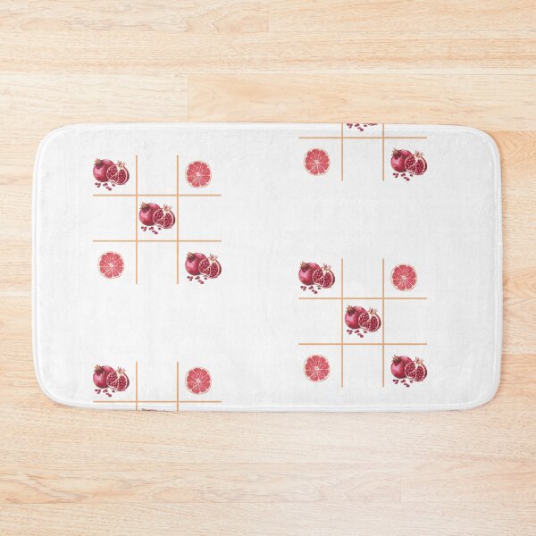Item preview, Tic Tac Toe Pomegranate pattern designed and sold by redsamm.