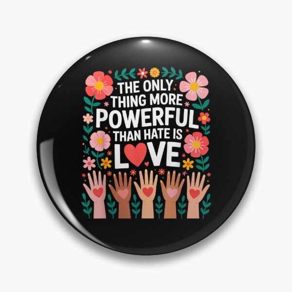 Item preview, Only Thing More Powerful Than Hate Is Love designed and sold by ivotee.
