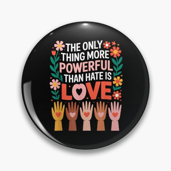 Item preview, Only Thing More Powerful Than Hate Is Love designed and sold by ivotee.