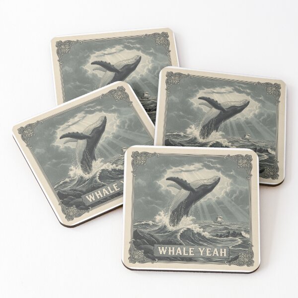 Item preview, Whale Yeah grey scale designed and sold by SweetySugar.