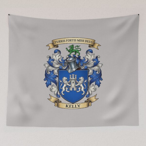 Item preview, The Kelly Family Coat of Arms designed and sold by BagTown Clans.