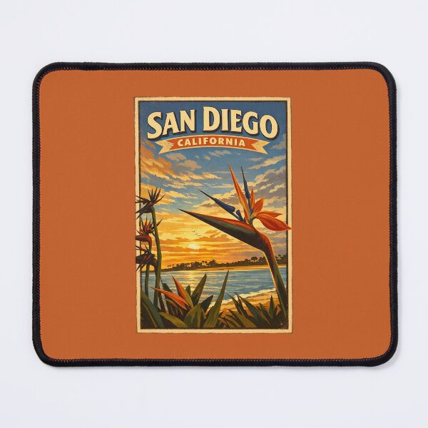 Item preview, San Diego designed and sold by Broken Antler Designs .