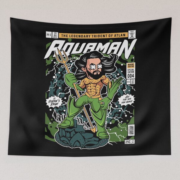 Item preview, Aquaman Legendary Trident Of Atlan DC Comics Superhero Fan designed and sold by visionsunveiled.