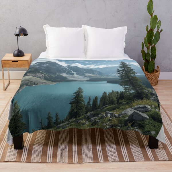 Item preview, Turquoise lake surrounded by snow-covered Canadian mountains designed and sold by Nature-sport.