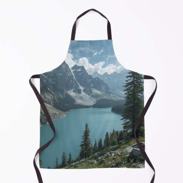 Item preview, Turquoise lake surrounded by snow-covered Canadian mountains designed and sold by Nature-sport.