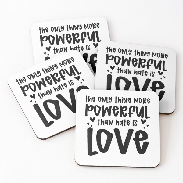 Item preview, Only Thing More Powerful Than Hate Is Love designed and sold by ivotee.