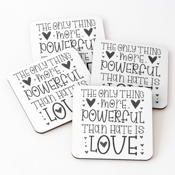 Item preview, Only Thing More Powerful Than Hate Is Love designed and sold by ivotee.
