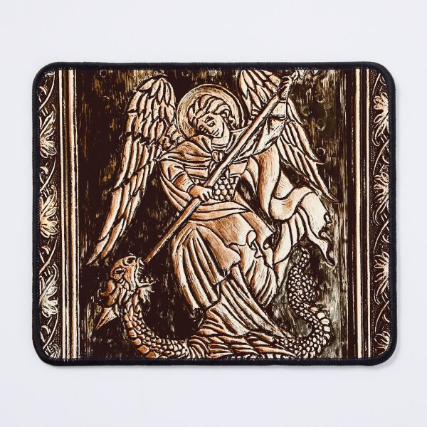 Item preview, Make No Peace with Evil - Angel Slaying Dragon designed and sold by Amazink Creations.