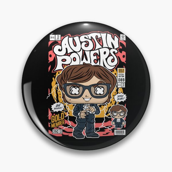 Item preview, Austin Powers Oh Behave Yeah Baby Gold Member Spy Movie Fan designed and sold by visionsunveiled.
