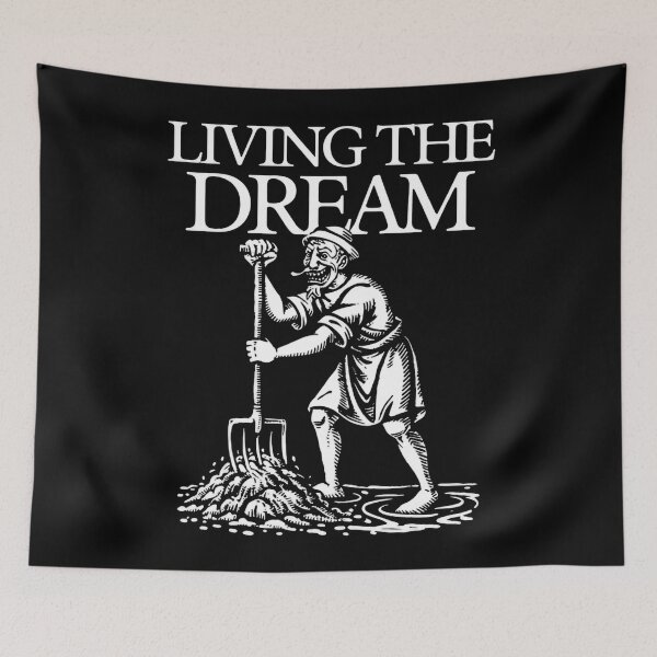 Item preview, Peasant Shoveling Manure Smile designed and sold by SignumShop.