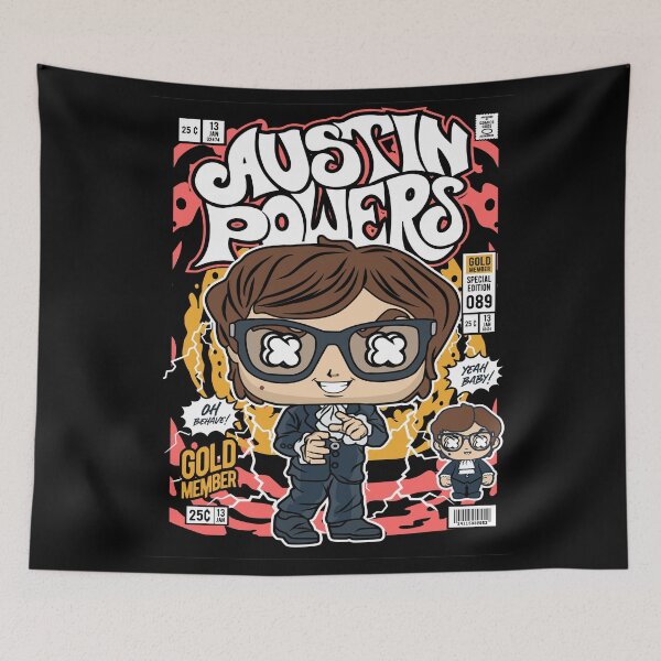 Item preview, Austin Powers Oh Behave Yeah Baby Gold Member Spy Movie Fan designed and sold by visionsunveiled.