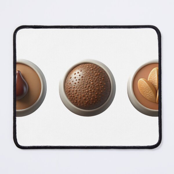 Item preview, Delicious chocolate desserts with creamy textures and toppings designed and sold by Creative88Art.