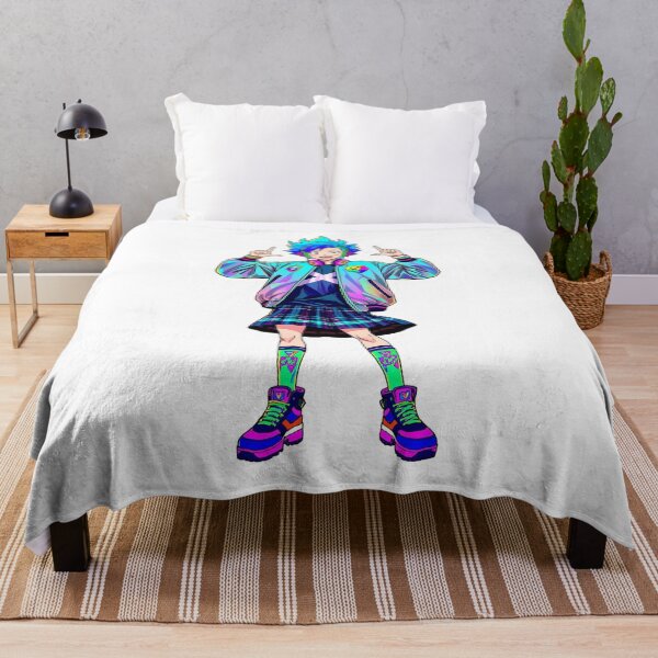 Item preview, Scottish Techno Trance Fan Anime Art - Neon Cyber Rave Culture designed and sold by Loom on the Loch.