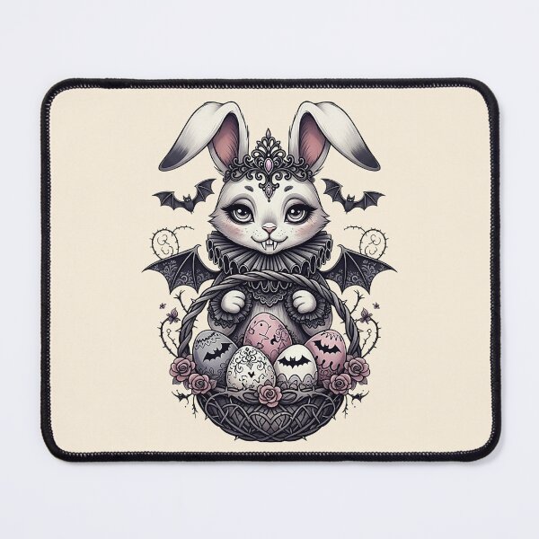 Item preview, Creepy Cute Gothic Easter Bunny designed and sold by SholoStudio.