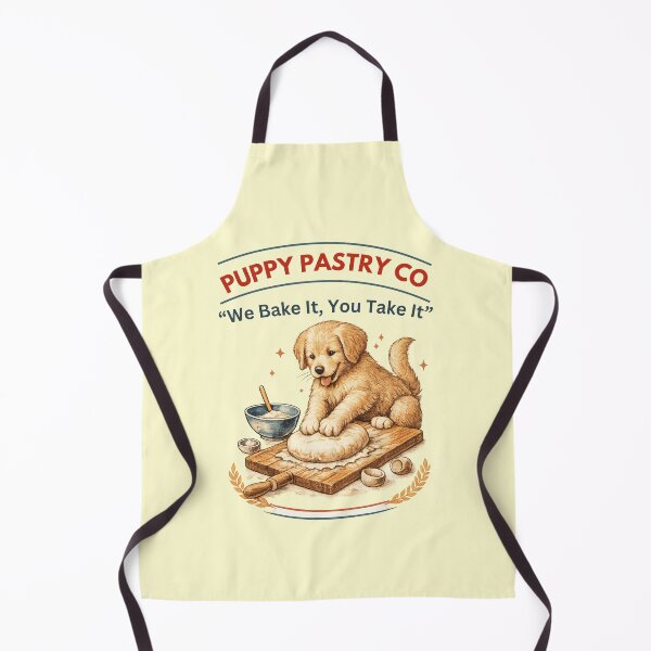 Item preview, Puppy Pastry Co. – We Bake It, You Take It Retro Dog Bakery designed and sold by PrintHorizonD.