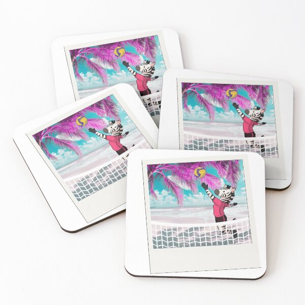 Item preview, Beach Volleyball Zebra – Play at Your Own Pace designed and sold by ZebraDazzleDesigns.