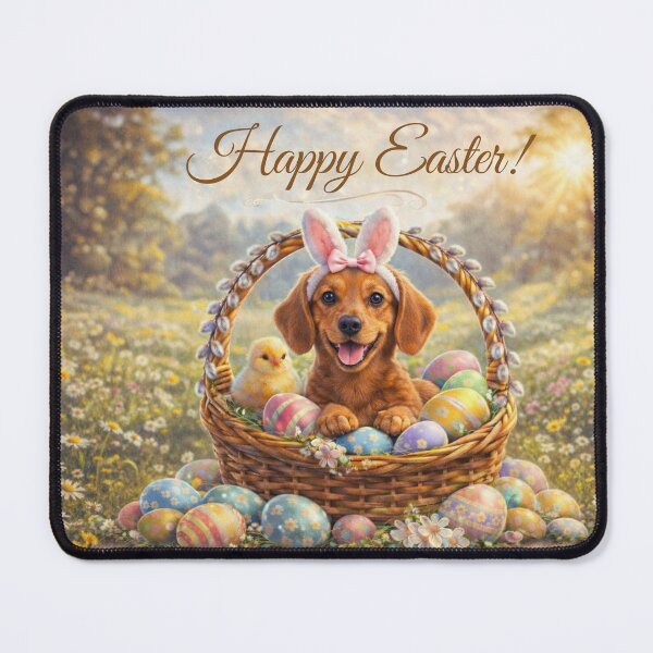 Item preview, Cute Dachshund Easter Bunny designed and sold by GivingJoy.
