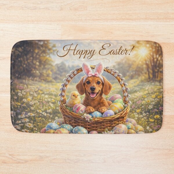Item preview, Cute Dachshund Easter Bunny designed and sold by GivingJoy.