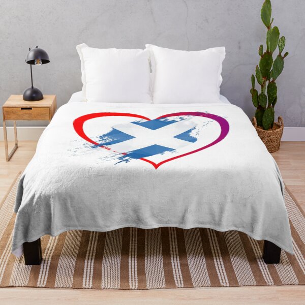Item preview, Scotland Heart Saltire | Distressed Grunge Scottish Flag Art designed and sold by Loom on the Loch.