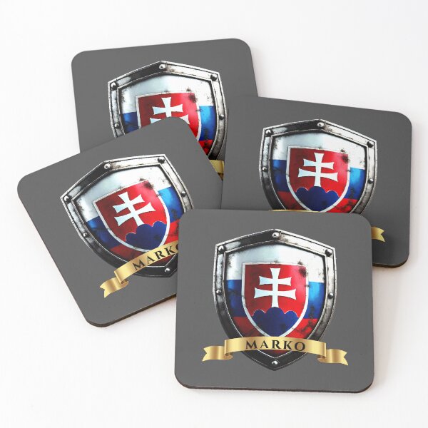 Item preview, Marko Slovakia Family Name Shield designed and sold by Highlandkings.