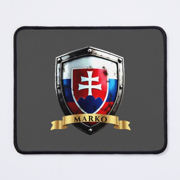Item preview, Marko Slovakia Family Name Shield designed and sold by Highlandkings.