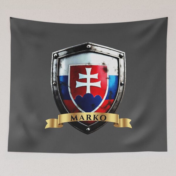Item preview, Marko Slovakia Family Name Shield designed and sold by Highlandkings.