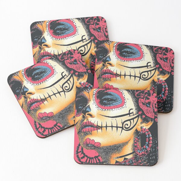Item preview, Sugar Skull Screenprint designed and sold by Retro Type.