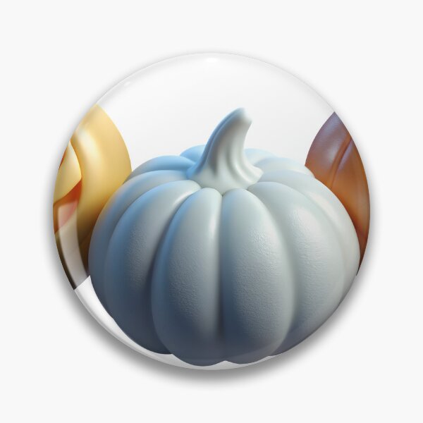 Item preview, Three dimensional Halloween pumpkins in orange, white, and gold designed and sold by Creative88Art.