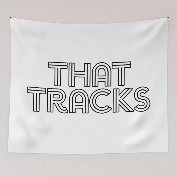 Item preview, That Tracks, Outline Line Typography designed and sold by Memes N Lore .