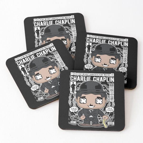 Item preview, Charlie Chaplin A Day Without Laughter Is A Day Wasted Film Legend Classic Cinema Quote designed and sold by visionsunveiled.