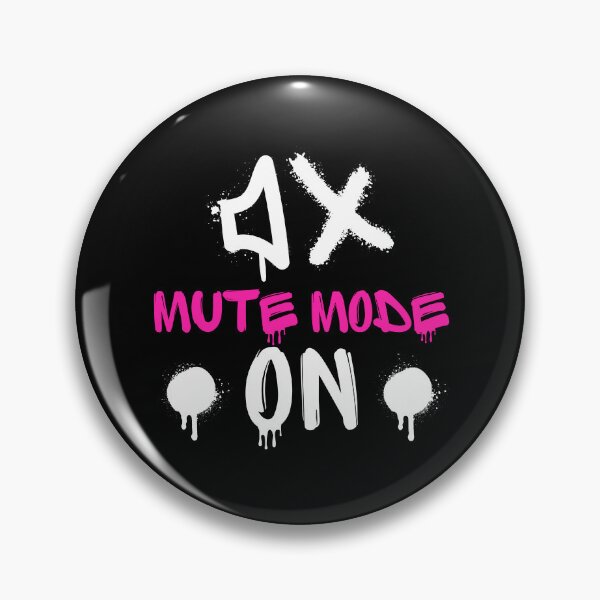 Item preview, Mute Mode ON - Pink Glitch Art Introvert Aesthetic designed and sold by JB-designstudio.