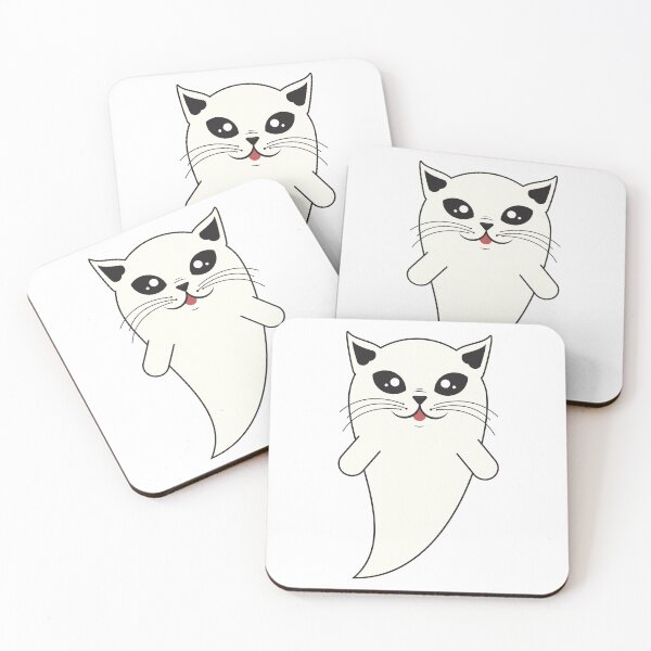 Item preview, Spooky Cute Ghost Cat designed and sold by Captain Creative.