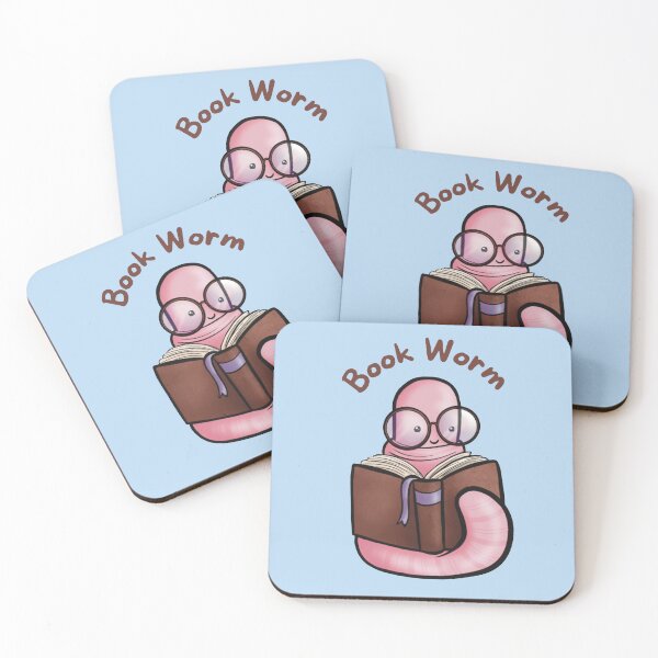 Item preview, Book Worm designed and sold by LadyCaffiene.