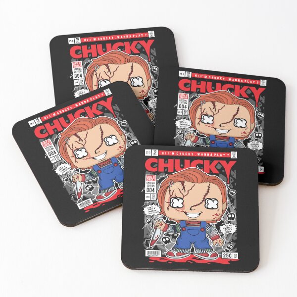Item preview, Hi I'm Chucky. Wanna Play? Horror Movie Character Slasher Fan designed and sold by visionsunveiled.