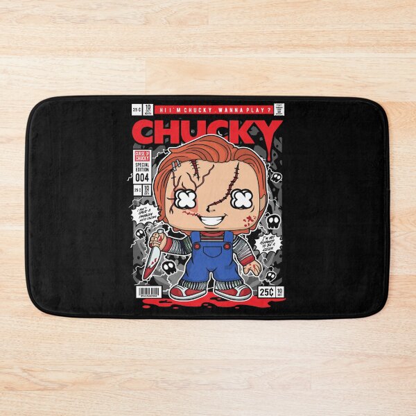 Item preview, Hi I'm Chucky. Wanna Play? Horror Movie Character Slasher Fan designed and sold by visionsunveiled.