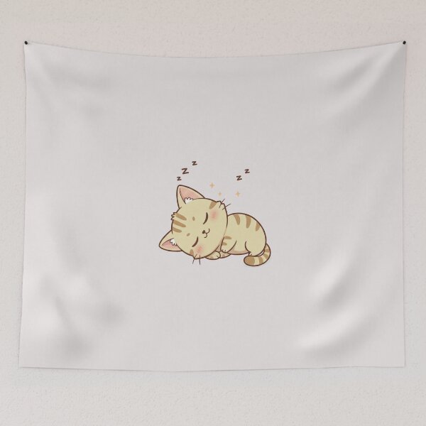 Item preview, Sleeping cat designed and sold by YaminaArt.