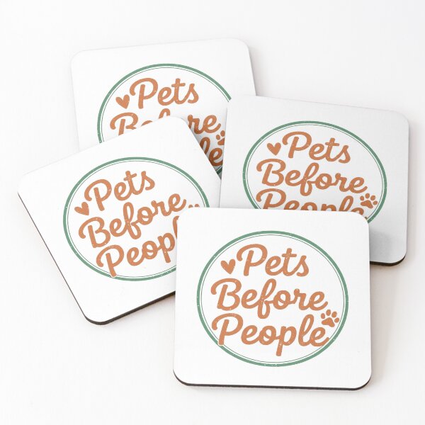 Item preview, Pets Before People Retro Pet Shirt designed and sold by Mafmoh.