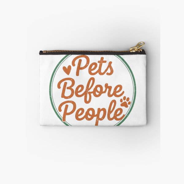 Item preview, Pets Before People Retro Pet Shirt designed and sold by Mafmoh.