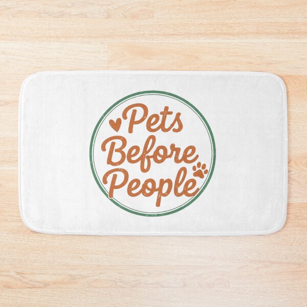 Item preview, Pets Before People Retro Pet Shirt designed and sold by Mafmoh.